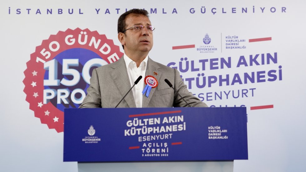 İmamoğlu: '150 projenin hiç birisinde partizanlık göremezsiniz'