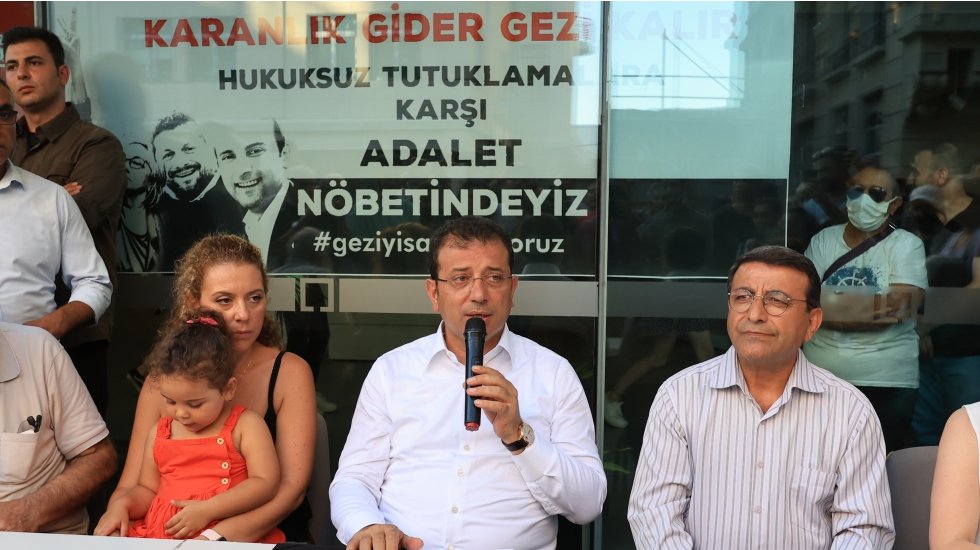 Gezi n&ouml;betine destek veren İmamoğlu: "Tayfun &ccedil;ıkacak, bizimle &ccedil;alışacak..."