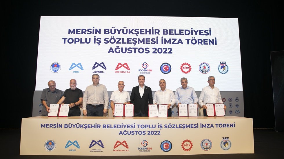 Mersin B&uuml;y&uuml;kşehir Belediyesinde en d&uuml;ş&uuml;k iş&ccedil;i maaşı 7 bin 268 TL oldu