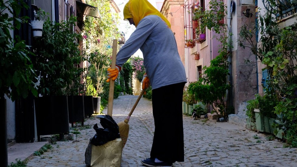 Tarihi kent sokaklarında temizlik sferberliği
