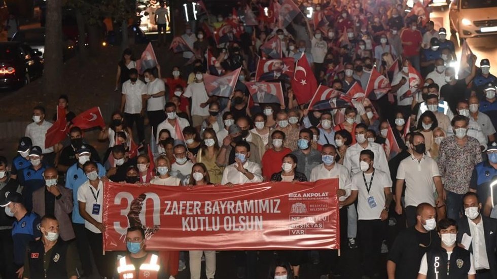 Zaferin 100. Yılında Beşiktaş’ta Zafer Yürüyüşü...