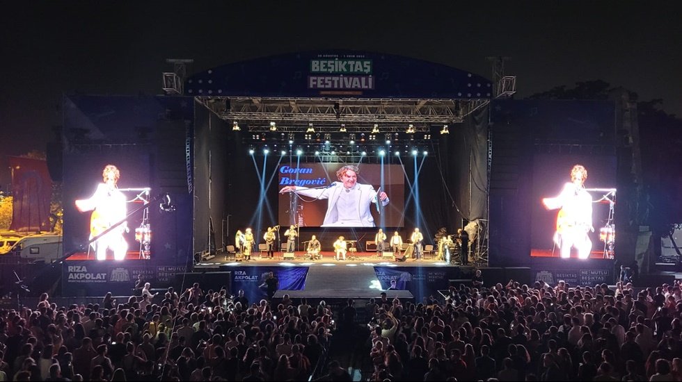 1 Eyl&uuml;l D&uuml;nya Barış G&uuml;n&uuml;&rsquo;n&uuml;nde Beşiktaş Festivali&rsquo;nde Goran Bregović Coşkusu
