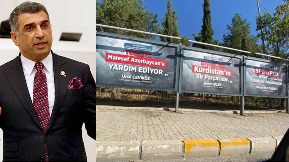 CHP'li Erol: Zavallı AKP Elazığ İl Başkanı, afişlerin altına ismini yazacak cesarete bile sahip değilsin