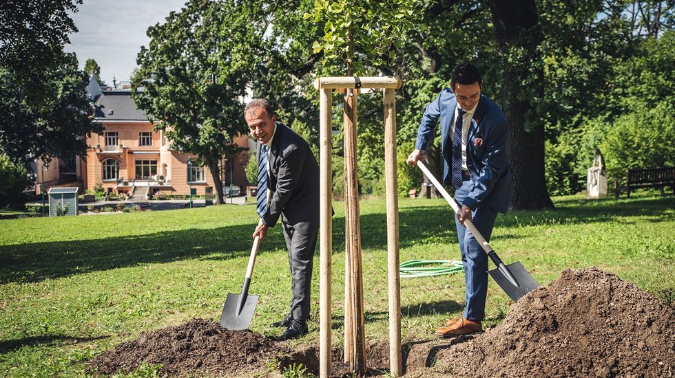 Kardeşlik Fidanı Mersin&rsquo;den Sonra G&uuml;ney Moravya&rsquo;ya Dikildi