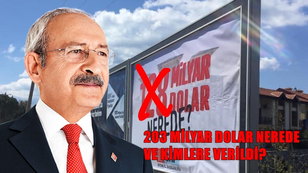 Kılı&ccedil;daroğlu: "Artık sormamız gereken soru, 203 milyar dolar nerede ve kimlere verildi?"