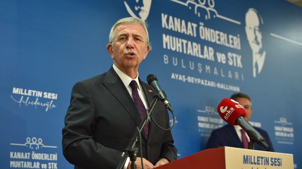 Mansur Yavaş, Muhtarları Kılı&ccedil;daroğlu'na şikayet etti: K&ouml;ylerine havaalanı istemeye başladılar neredeyse...