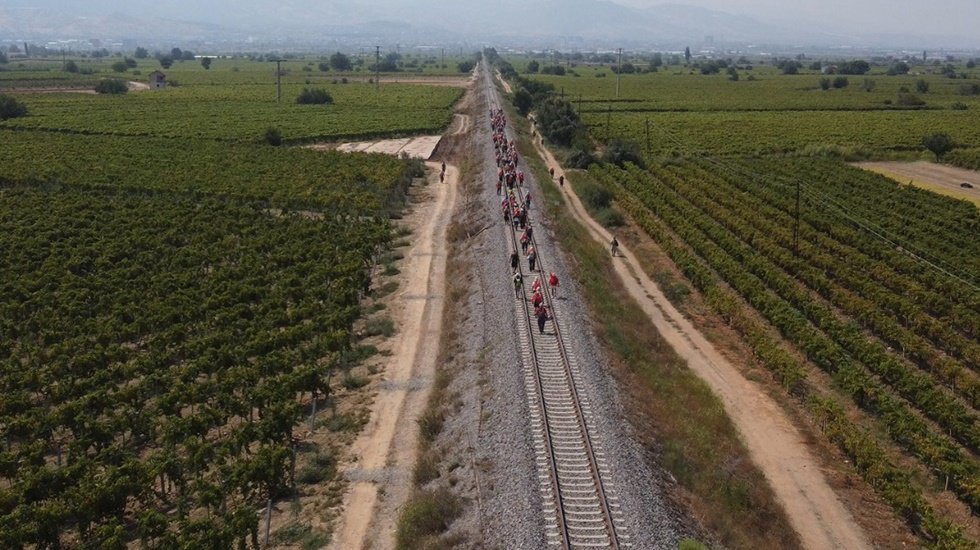 Zafer Kafilesi coşkuyla karşılandı