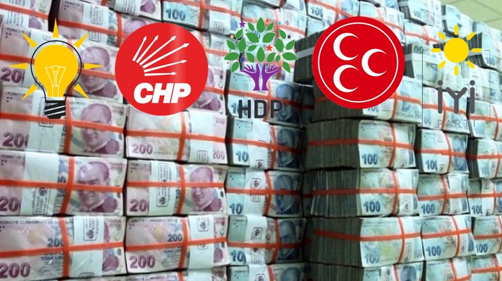 5 partiye 5 milyar lira 'devlet yardımı' yapılacak...