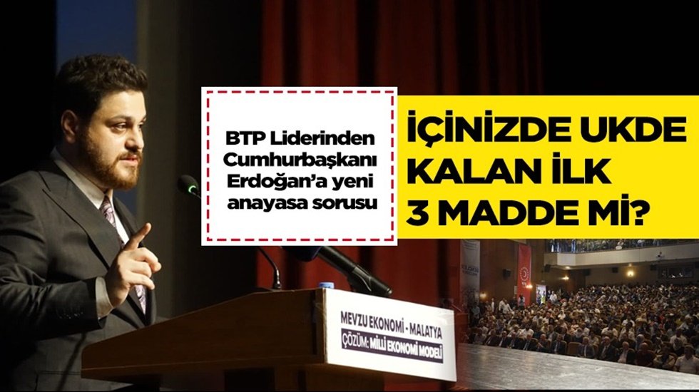 H&uuml;seyin Baş&rsquo;tan Erdoğan&rsquo;a yeni anayasa cevabı...