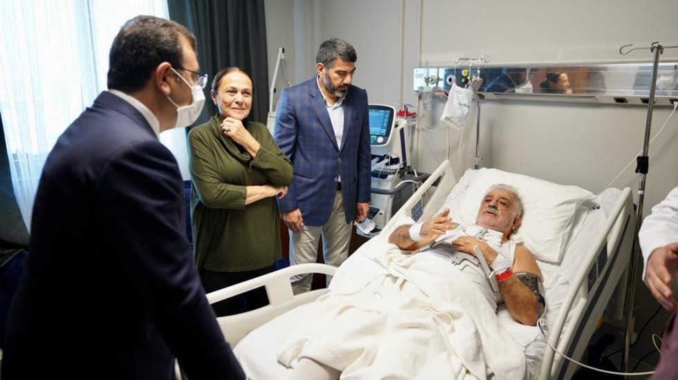İmamoğlu, Binali Yıldırım ve maden işçilerini hastanede ziyaret etti