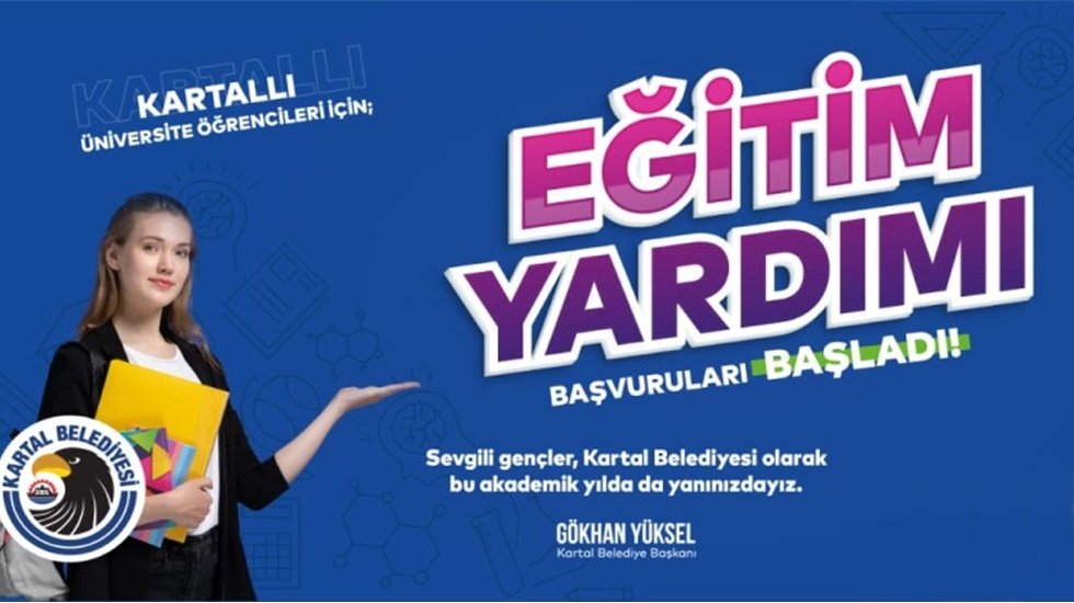 Kartal Belediyesi’nden üniversite öğrencilerine eğitim yardımı...