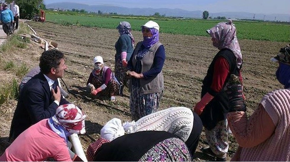 &Uuml;lkemizde de &ccedil;alışan her 4 kadından 1&rsquo;i tarım alanında &ccedil;alışıyor.
