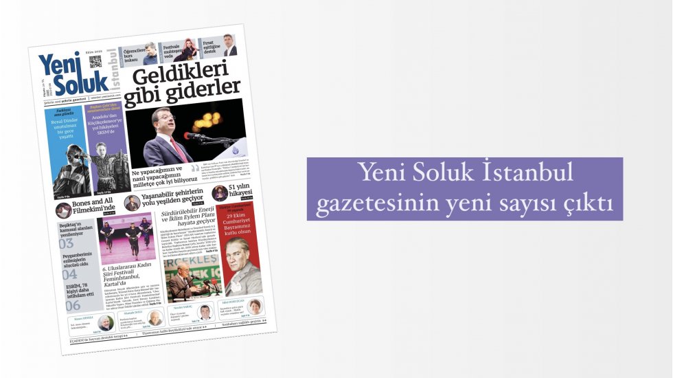 Yeni Soluk İstanbul gazetesinin Ekim sayısı çıktı