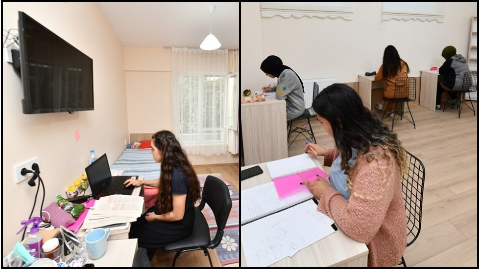 ABB'nin Barınma Evlerinden &ouml;ğrenciler &uuml;cretsiz yararlanıyor