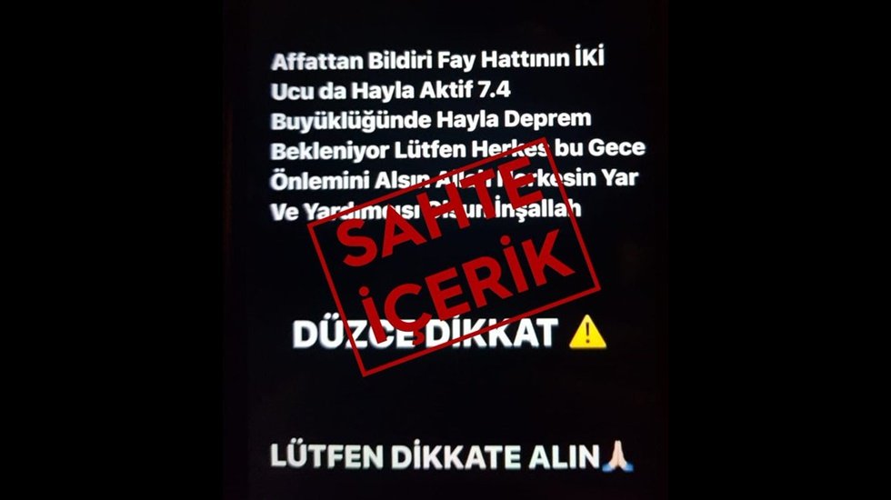 Emniyetten 'Yeni deprem bekleniyor' paylaşımlarına soruşturma