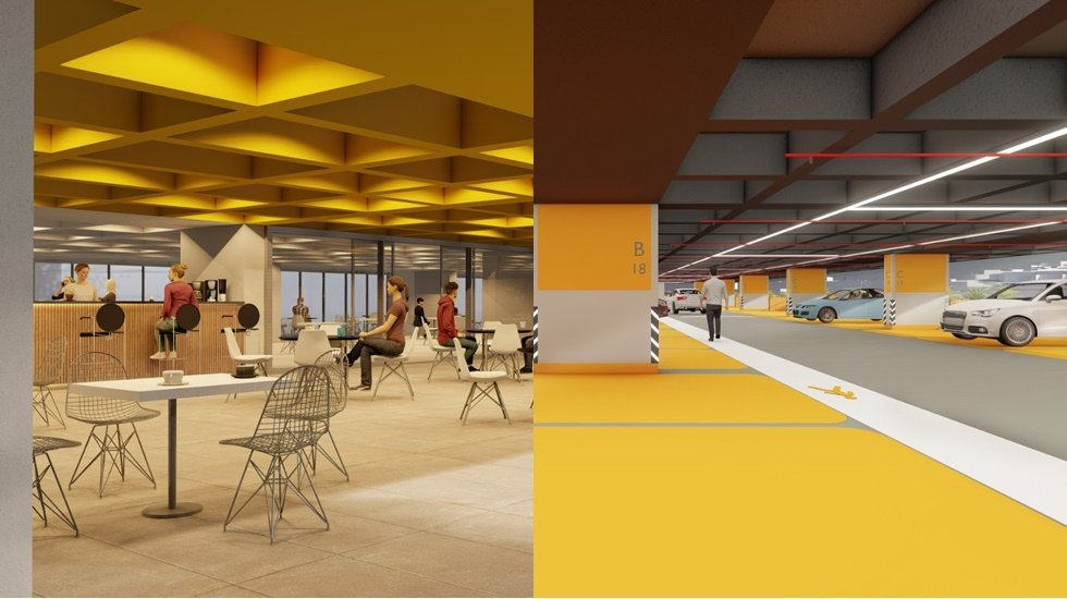 Sıhhiye &ccedil;ok katlı otoparkında hem k&uuml;t&uuml;phane hem otopark