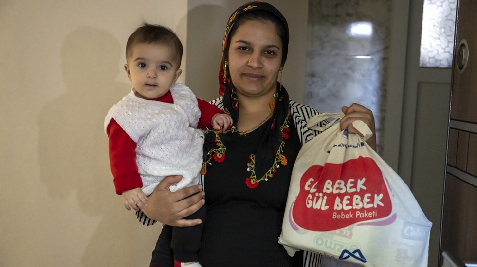 30 bin bebek paketi ailelere ulaştı