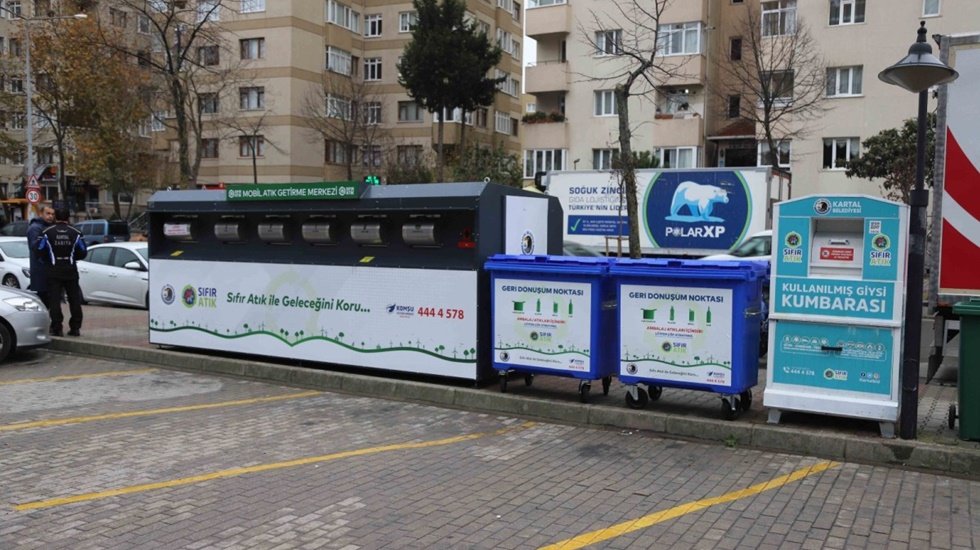 Çevre Dostu Mobil Sıfır Atık Getirme Merkezleri Kartal’da