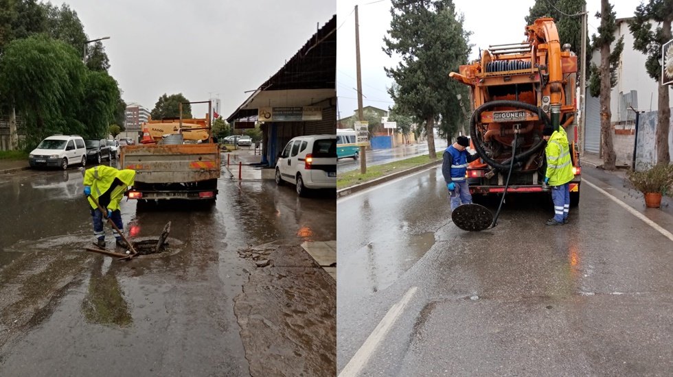 İzmir&rsquo;de 200 noktadaki su baskınları &ouml;nlendi