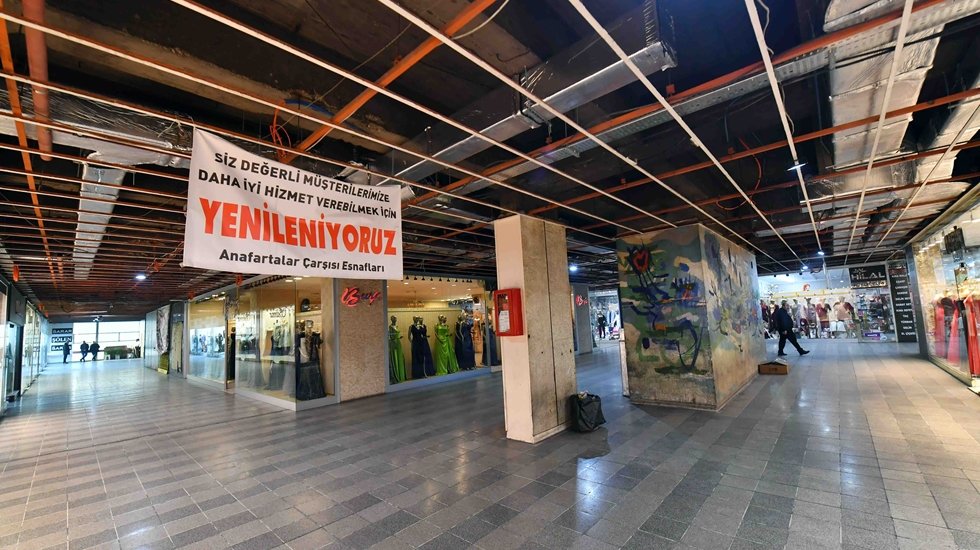 60 yıllık tarihi Anafartalar &ccedil;arşısı yenileniyor