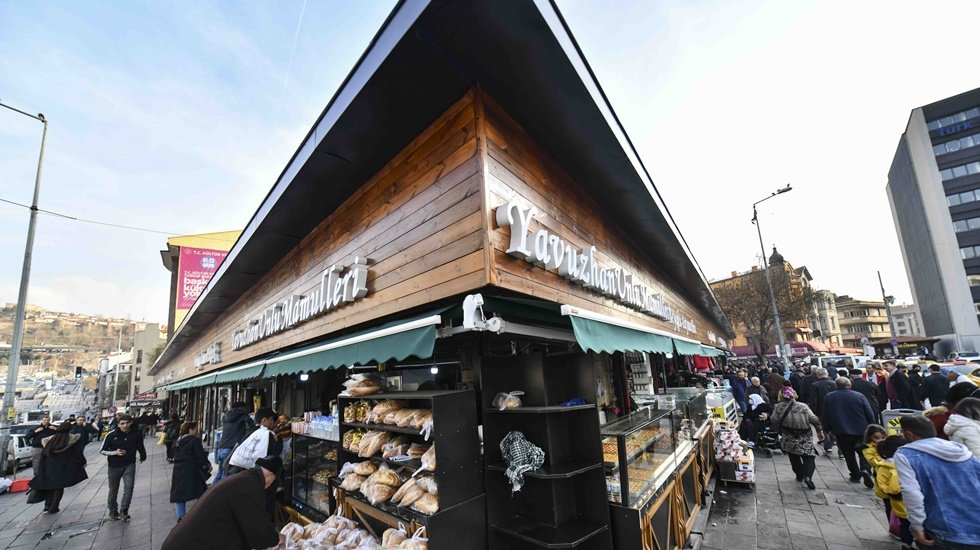 Anafartalar Belediye &Ccedil;arşısı yeniden hizmet vermeye başladı