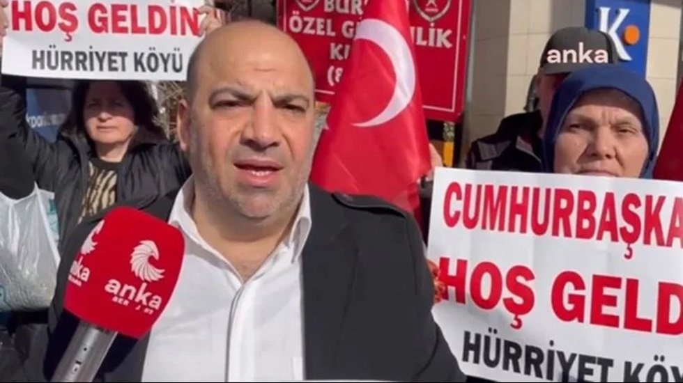 Belediyenin tapulu arazilerine el koyduğu K&ouml;yl&uuml;ler Erdoğan'ın Bursa'daki mitingine alınmadı