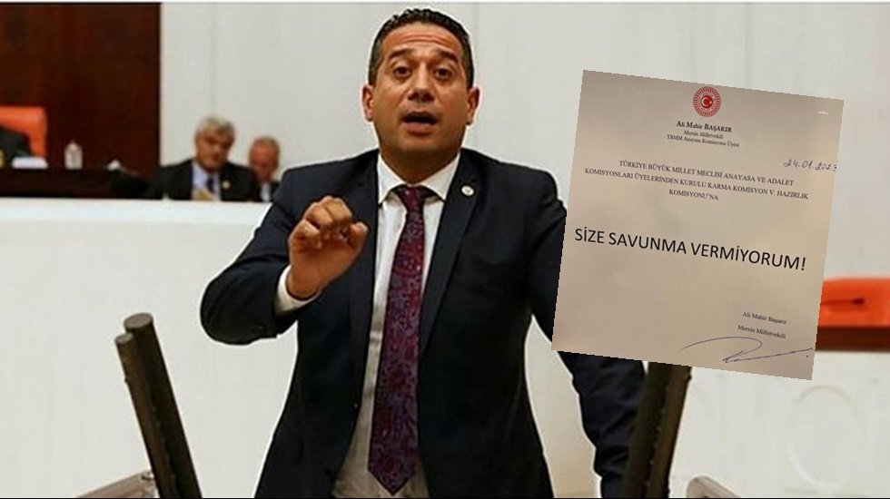 CHP'li Ali Mahir Başarır&rsquo;dan &ldquo;Savunma Vermiyorum&rdquo; savunması&hellip;