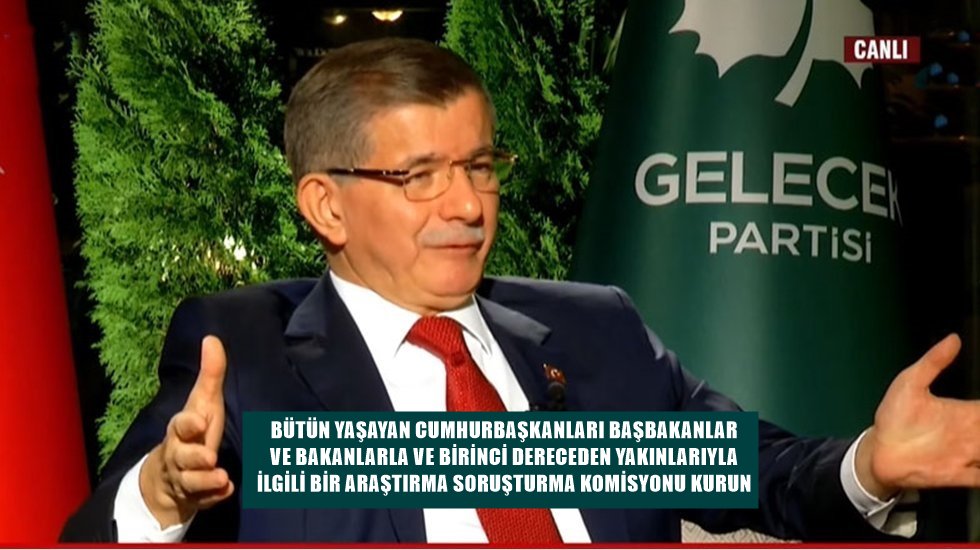 Davutoğlu'ndan Erdoğan'a 'yolsuzluk' yanıtı&hellip;