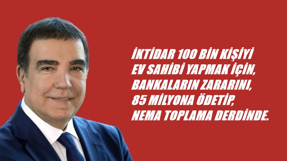 Toprak: &ldquo;Altı kamu bankası, d&uuml;ş&uuml;k faizli milyarlarca TL kredi dağıtacak. Bankalarının zararları Hazine&rsquo;ye yıkılacak!