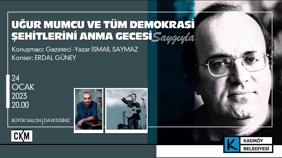 Uğur Mumcu, &ouml;l&uuml;m&uuml;n&uuml;n 30&rsquo;uncu yılında Kadık&ouml;y&rsquo;de anılacak