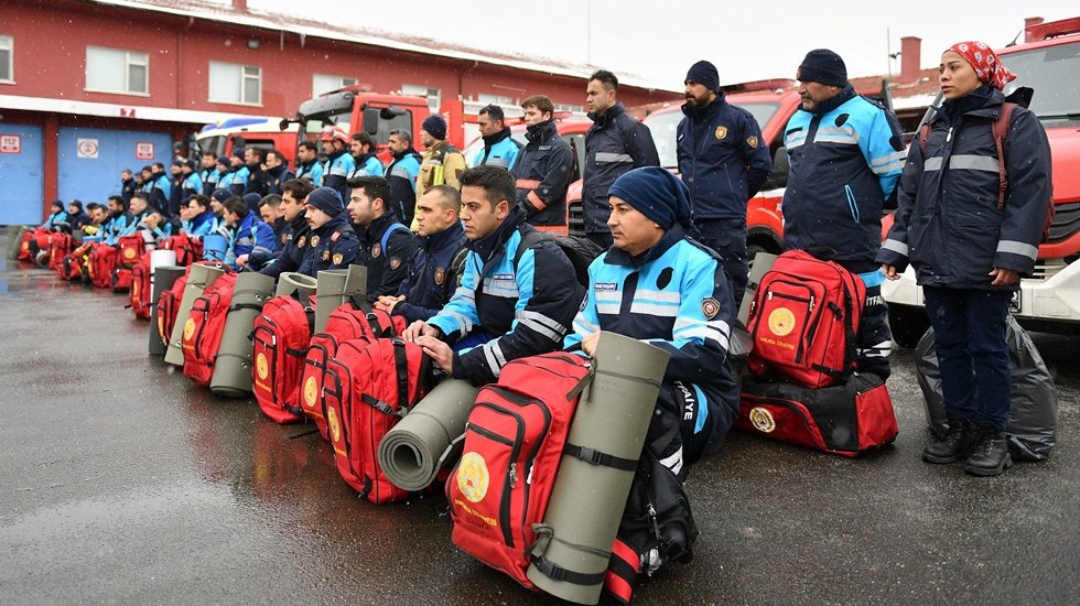 Ankara itfaiyesi Kahramanmaraş&rsquo;ta