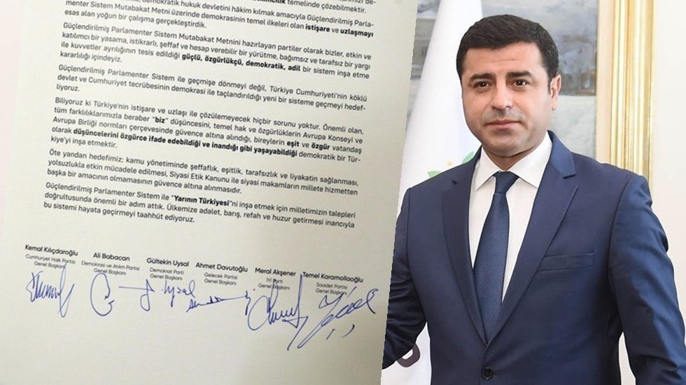 Demirtaş&rsquo;tan muhalefetin 'Ortak Mutabakat Metni' değerlendirmesi: Pusula bozuk