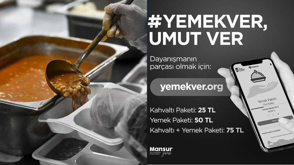 Depremzede vatandaşlar i&ccedil;in &ldquo;Yemek Ver&rdquo; dayanışma kampanyası