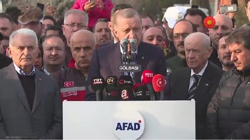Erdoğan konuşması sırasında S&uuml;leyman Soylu neredeydi?