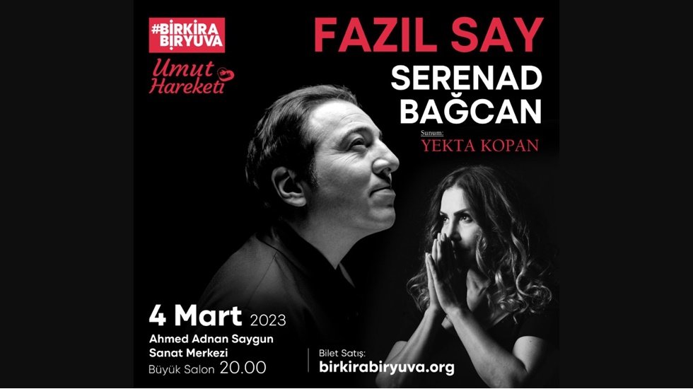 Fazıl Say ve Serenad Bağcan&rsquo;dan depremzedeler i&ccedil;in konser&hellip;