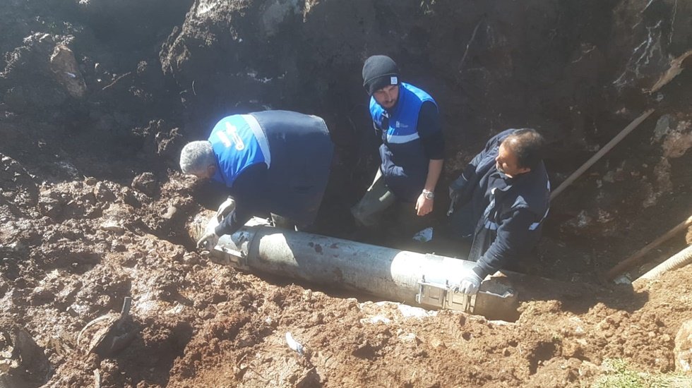 Hatay Hassa&rsquo;da su sorunları &ccedil;&ouml;z&uuml;ld&uuml;