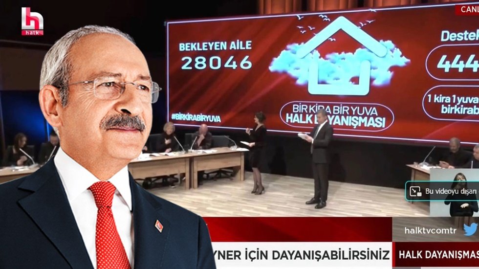 Kılı&ccedil;daroğlu bir maaşını da &ldquo;Bir Kira Bir Yuva&rdquo; kampanyasında bağışladı