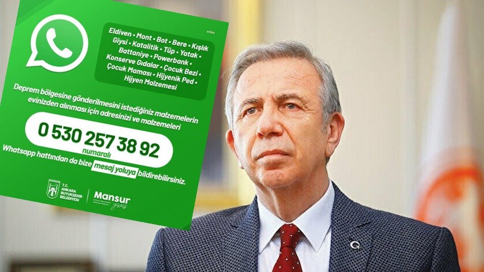 Mansur Yavaş: Araplar Yurdu&rsquo;nun kapıları depremzedelere a&ccedil;ıldı
