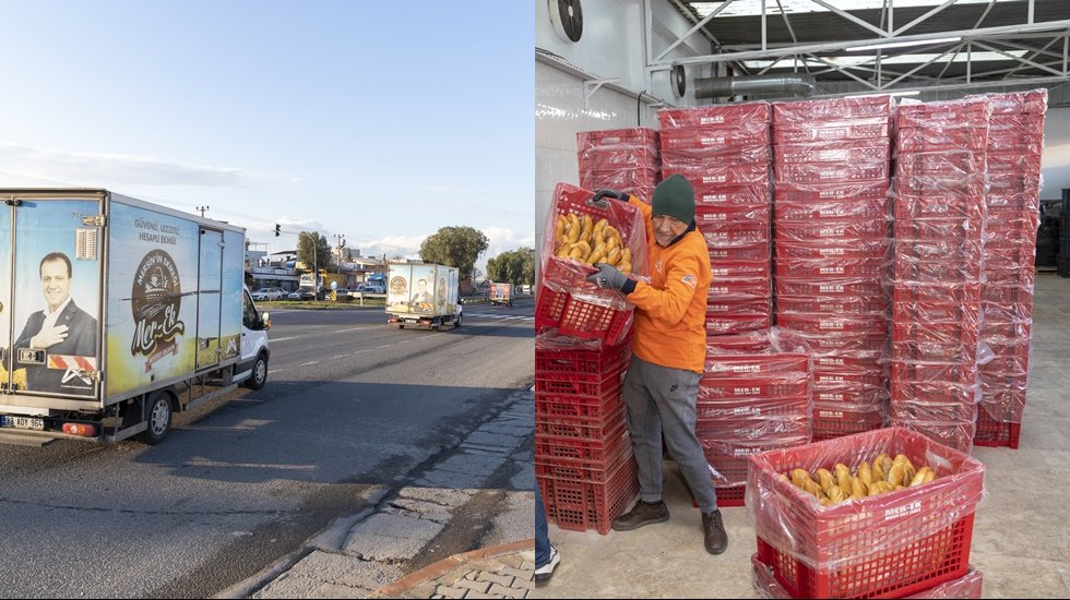 Mersin&rsquo;den binlerce ekmek deprem b&ouml;lgelerine g&ouml;nderildi