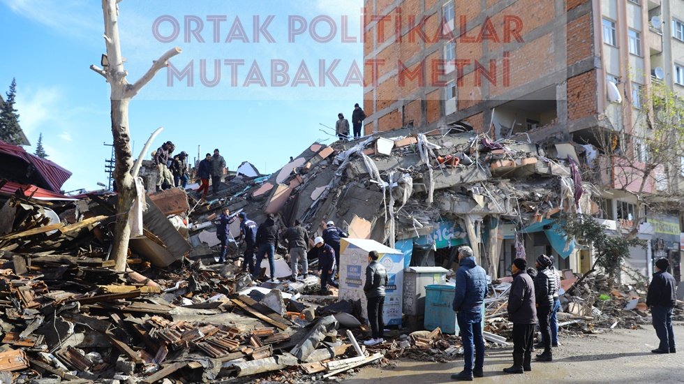 Millet İttfak'nını ocak ayında a&ccedil;ıkladığı Afet Y&ouml;netimi'nde neler var....