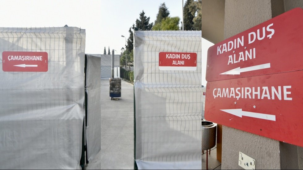 ABB&rsquo;nin Kahramanmaraş&rsquo;ta kurduğu duş alanları hizmete başladı