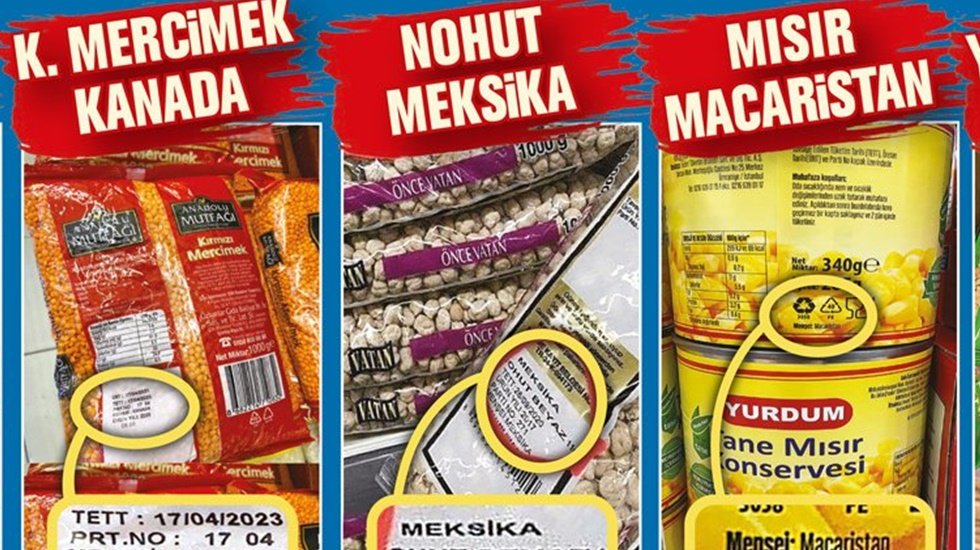 AKP'nin yerli ve milli &uuml;retim anlayışı; Meksika&rsquo;dan nohut, Kanada&rsquo;dan mercimek&hellip;