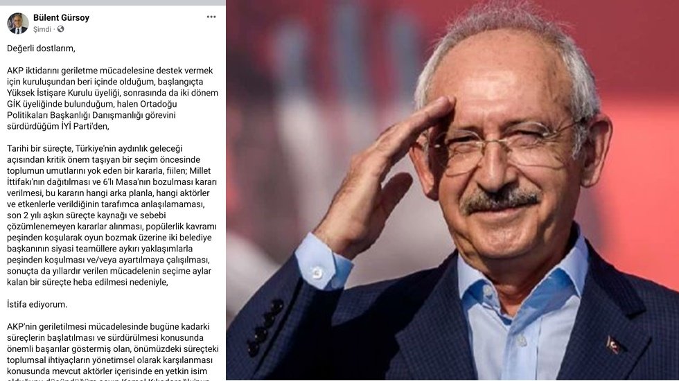 İYİ Parti GİK &uuml;yesi B&uuml;lent G&uuml;rsoy  istifa etti: '&Ccedil;ayı koy yeniden başlıyoruz'