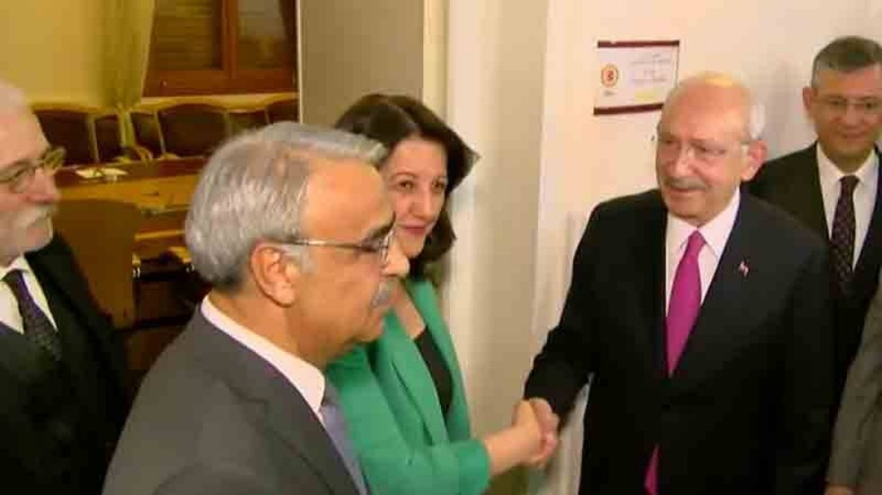 Kılı&ccedil;daroğlu - HDP g&ouml;r&uuml;şmesi başladı