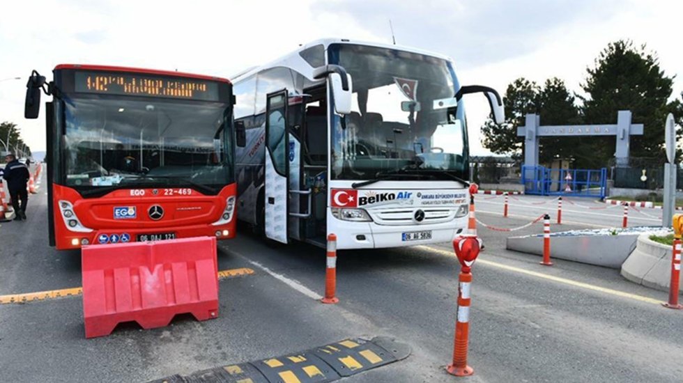 ABB'nin EGO otob&uuml;sleri i&ccedil;in Esenboğa Havalimanı'na giriş yasağı