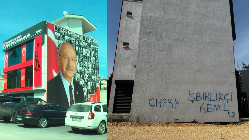 CHP il&ccedil;e binasına saldırı