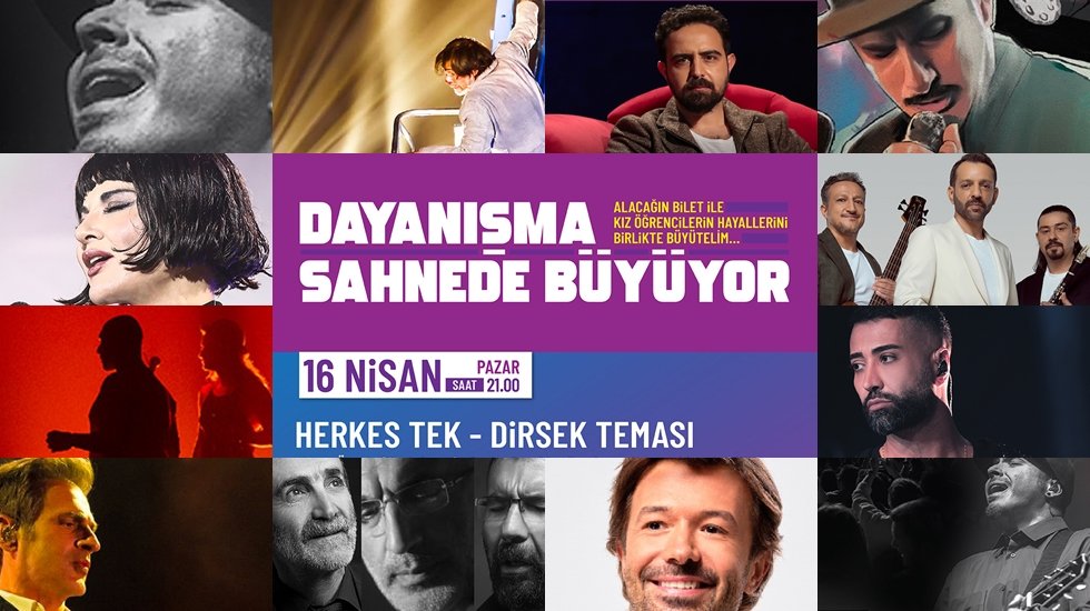 Dayanışma sahnesine &uuml;nl&uuml; akını