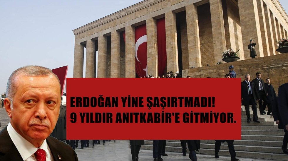 Erdoğan Anıtkabir'deki t&ouml;rene katılmadı