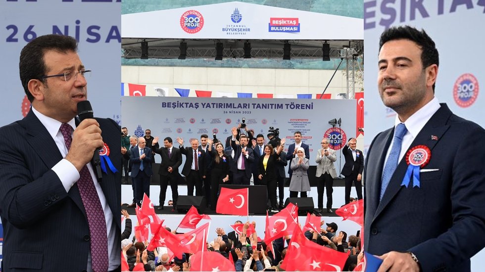 İBB’nin ‘Beşiktaş yatırımları tanıtım töreni’ Barbaros Meydanı’nda yapıldı