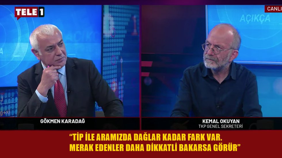 Kemal Okuyan: &ldquo; TKP, Erdoğan&rsquo;a oy verilmesin diye bir &ccedil;ağrıyla yetinemezdi. Kılı&ccedil;daroğlu&rsquo;na oy verilmesini istiyoruz"